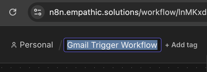 N8N - Create Credential